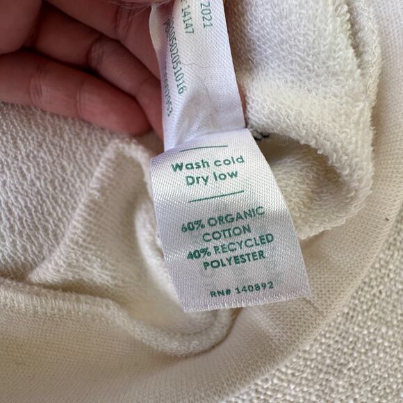 Re-Spun by Marine Layer Girl's Color Block Crew Neck Sweatshirt VGUC 6 - Picture 4 of 5